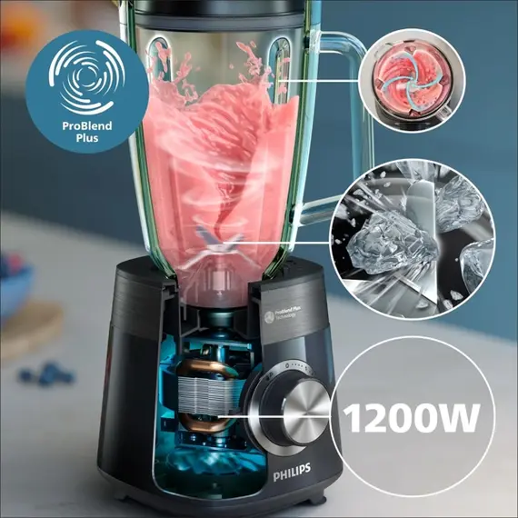 ბლენდერი Philips HR3030/00, 1200W, 1.5L, Blender, Black, 3 image - TechMall.geბლენდერი Philips HR3030/00, 1200W, 1.5L, Blender, Black, 3 image - TechMall.ge ,ბლენდერი Philips HR3030/00, 1200W, 1.5L, Blender, Black, 3 image - TechMall.ge