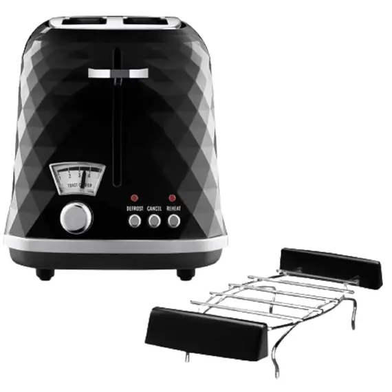 ტოსტერი DeLonghi CTJ2103BK, 900W, Toaster, Black, 2 image - TechMall.geტოსტერი DeLonghi CTJ2103BK, 900W, Toaster, Black, 2 image - TechMall.ge ,ტოსტერი DeLonghi CTJ2103BK, 900W, Toaster, Black, 2 image - TechMall.ge