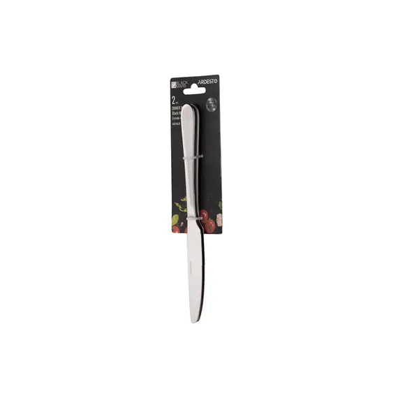 Ardesto Table knives set Black Mars Zenith, 2pcs, stainless steel, 4 image - TechMall.geArdesto Table knives set Black Mars Zenith, 2pcs, stainless steel, 4 image - TechMall.ge ,Ardesto Table knives set Black Mars Zenith, 2pcs, stainless steel, 4 image - TechMall.ge