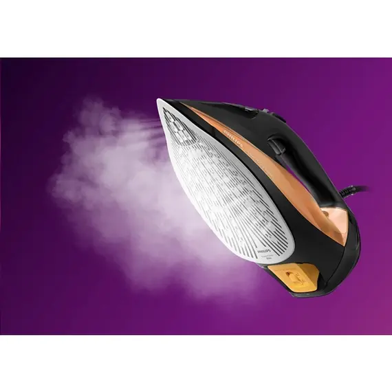უთო Philips DST7040/80, 2800W, 300ML, Steam Iron, Black/Golden, 4 image - TechMall.geუთო Philips DST7040/80, 2800W, 300ML, Steam Iron, Black/Golden, 4 image - TechMall.ge ,უთო Philips DST7040/80, 2800W, 300ML, Steam Iron, Black/Golden, 4 image - TechMall.ge
