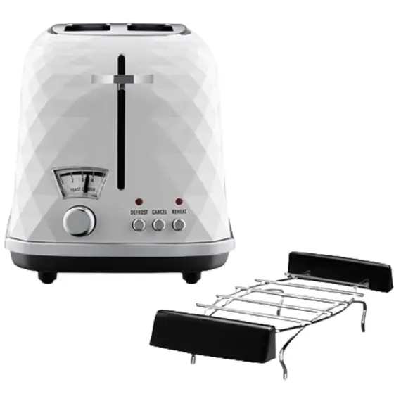ტოსტერი DeLonghi CTJ2103W, 900W, Toaster, White, 2 image - TechMall.geტოსტერი DeLonghi CTJ2103W, 900W, Toaster, White, 2 image - TechMall.ge ,ტოსტერი DeLonghi CTJ2103W, 900W, Toaster, White, 2 image - TechMall.ge
