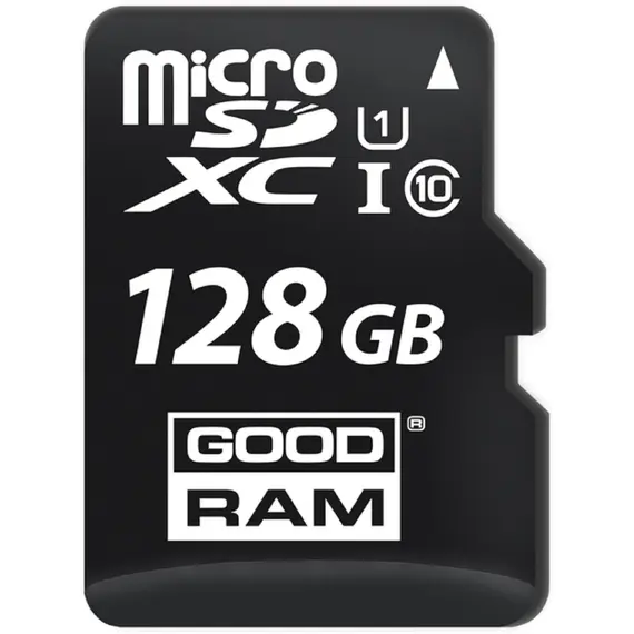 მეხსიერების ბარათი GOODRAM 128GB MICRO CARD cl 10 UHS I + adapter, 3 image - TechMall.geმეხსიერების ბარათი GOODRAM 128GB MICRO CARD cl 10 UHS I + adapter, 3 image - TechMall.ge ,მეხსიერების ბარათი GOODRAM 128GB MICRO CARD cl 10 UHS I + adapter, 3 image - TechMall.ge