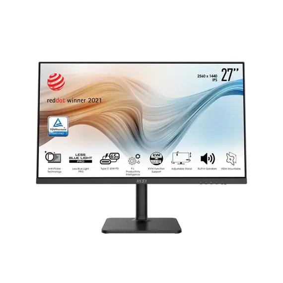 მონიტორი Monitor MSI 27" Modern MD272QP, 3 image - TechMall.geმონიტორი Monitor MSI 27" Modern MD272QP, 3 image - TechMall.ge ,მონიტორი Monitor MSI 27" Modern MD272QP, 3 image - TechMall.ge