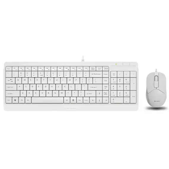 კლავიატურა და მაუსი A4Tech Fstyler F1512 2-Section Desktop Set White - TechMall.geკლავიატურა და მაუსი A4Tech Fstyler F1512 2-Section Desktop Set White - TechMall.ge ,კლავიატურა და მაუსი A4Tech Fstyler F1512 2-Section Desktop Set White - TechMall.ge