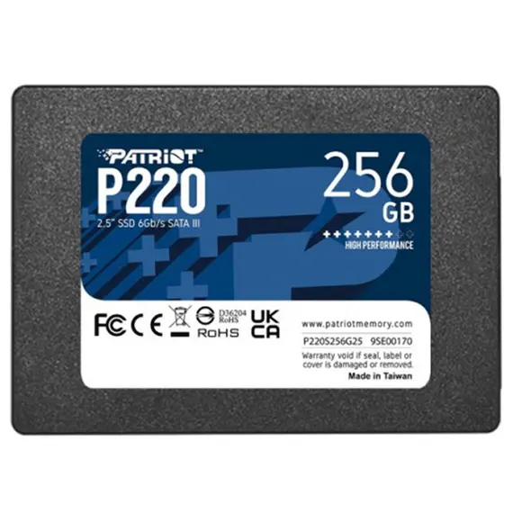 მყარი დისკი Patriot P220 256GB SSD SATA 3 2.5"- P220S256G25 - TechMall.geმყარი დისკი Patriot P220 256GB SSD SATA 3 2.5"- P220S256G25 - TechMall.ge ,მყარი დისკი Patriot P220 256GB SSD SATA 3 2.5"- P220S256G25 - TechMall.ge