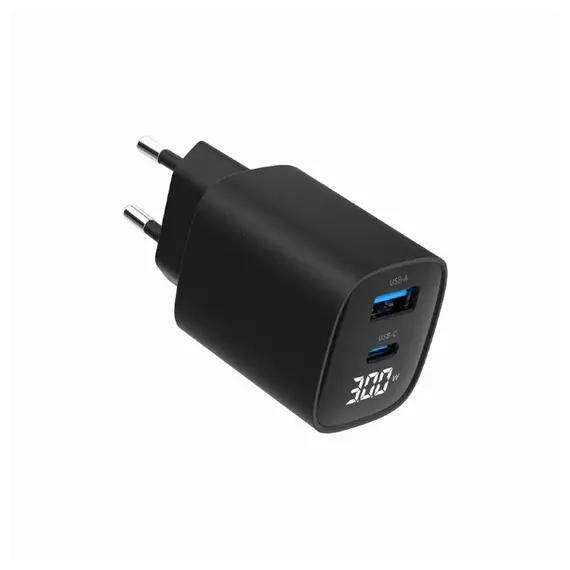 დამტენი Gembird TA-UC-PDQC30LCD-BK-01 2-port 30W USB Fast Charger LCD Black, 3 image - TechMall.geდამტენი Gembird TA-UC-PDQC30LCD-BK-01 2-port 30W USB Fast Charger LCD Black, 3 image - TechMall.ge ,დამტენი Gembird TA-UC-PDQC30LCD-BK-01 2-port 30W USB Fast Charger LCD Black, 3 image - TechMall.ge