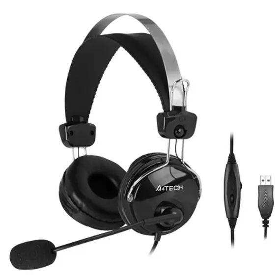 ყურსასმენი A4Tech HU-7P ComfortFit Stereo USB Headset Black, 2 image - TechMall.geყურსასმენი A4Tech HU-7P ComfortFit Stereo USB Headset Black, 2 image - TechMall.ge ,ყურსასმენი A4Tech HU-7P ComfortFit Stereo USB Headset Black, 2 image - TechMall.ge