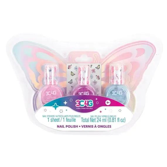 ფრჩხილების ლაქის ნაკრები Make It Real 10043MR 3C4G, Butterfly Nail Polish - TechMall.geფრჩხილების ლაქის ნაკრები Make It Real 10043MR 3C4G, Butterfly Nail Polish - TechMall.ge ,ფრჩხილების ლაქის ნაკრები Make It Real 10043MR 3C4G, Butterfly Nail Polish - TechMall.ge
