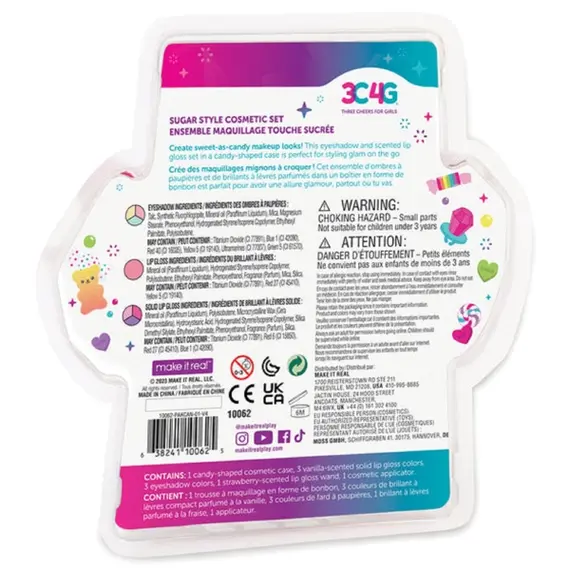 მაკიაჟის ნაკრები Make It Real 10062MR 3C4G, Sugar Style Cosmetic Set, 5 image - TechMall.geმაკიაჟის ნაკრები Make It Real 10062MR 3C4G, Sugar Style Cosmetic Set, 5 image - TechMall.ge ,მაკიაჟის ნაკრები Make It Real 10062MR 3C4G, Sugar Style Cosmetic Set, 5 image - TechMall.ge
