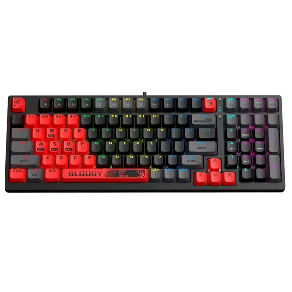 კლავიატურა A4tech Bloody S98 RGB Mechanical Gaming Keyboard Red Switch US Layout Sports Red - TechMall.geკლავიატურა A4tech Bloody S98 RGB Mechanical Gaming Keyboard Red Switch US Layout Sports Red - TechMall.ge ,კლავიატურა A4tech Bloody S98 RGB Mechanical Gaming Keyboard Red Switch US Layout Sports Red - TechMall.ge
