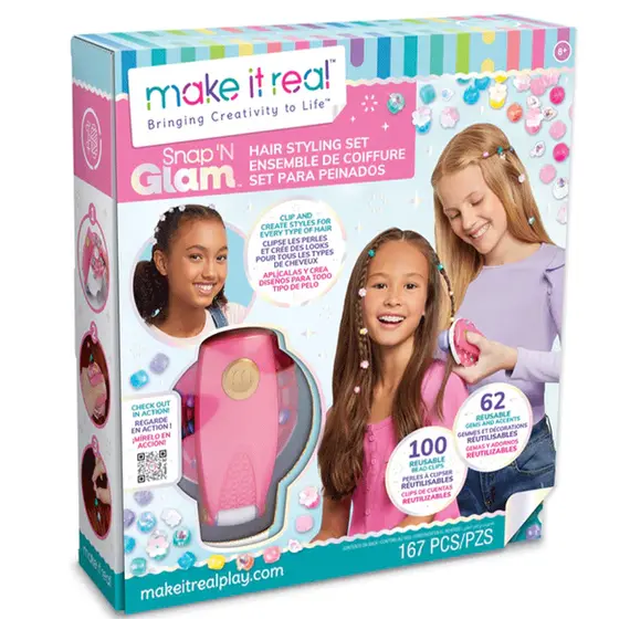 თმის ნაკრები Make It Real Snap n' Glam Hair Styling Set - TechMall.geთმის ნაკრები Make It Real Snap n' Glam Hair Styling Set - TechMall.ge ,თმის ნაკრები Make It Real Snap n' Glam Hair Styling Set - TechMall.ge