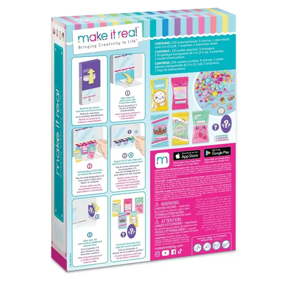 სამაჯური Make It Real 1709MR, Bracelet Kit Snackers Vending, 3 image - TechMall.geსამაჯური Make It Real 1709MR, Bracelet Kit Snackers Vending, 3 image - TechMall.ge ,სამაჯური Make It Real 1709MR, Bracelet Kit Snackers Vending, 3 image - TechMall.ge