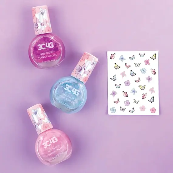 ფრჩხილების ლაქის ნაკრები Make It Real 10043MR 3C4G, Butterfly Nail Polish, 3 image - TechMall.geფრჩხილების ლაქის ნაკრები Make It Real 10043MR 3C4G, Butterfly Nail Polish, 3 image - TechMall.ge ,ფრჩხილების ლაქის ნაკრები Make It Real 10043MR 3C4G, Butterfly Nail Polish, 3 image - TechMall.ge