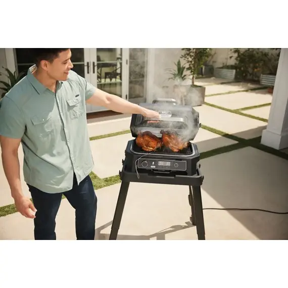 გრილი Ninja OG850EU Woodfire Pro XL, 1700W, Outdoor Grill, Black/Silver, 5 image - TechMall.geგრილი Ninja OG850EU Woodfire Pro XL, 1700W, Outdoor Grill, Black/Silver, 5 image - TechMall.ge ,გრილი Ninja OG850EU Woodfire Pro XL, 1700W, Outdoor Grill, Black/Silver, 5 image - TechMall.ge