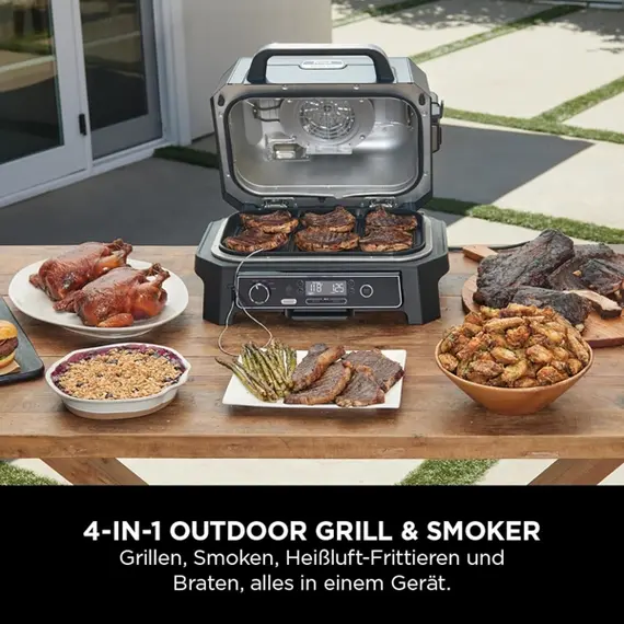 გრილი Ninja OG850EU Woodfire Pro XL, 1700W, Outdoor Grill, Black/Silver, 4 image - TechMall.geგრილი Ninja OG850EU Woodfire Pro XL, 1700W, Outdoor Grill, Black/Silver, 4 image - TechMall.ge ,გრილი Ninja OG850EU Woodfire Pro XL, 1700W, Outdoor Grill, Black/Silver, 4 image - TechMall.ge