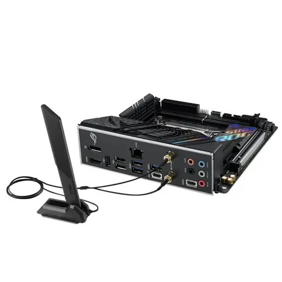 დედა დაფა ASUS ROG STRIX B760-I GAMING WIFI s1700 B760 2xDDR5 M.2 HDMI DP Wi-Fi BT mITX, 3 image - TechMall.geდედა დაფა ASUS ROG STRIX B760-I GAMING WIFI s1700 B760 2xDDR5 M.2 HDMI DP Wi-Fi BT mITX, 3 image - TechMall.ge ,დედა დაფა ASUS ROG STRIX B760-I GAMING WIFI s1700 B760 2xDDR5 M.2 HDMI DP Wi-Fi BT mITX, 3 image - TechMall.ge