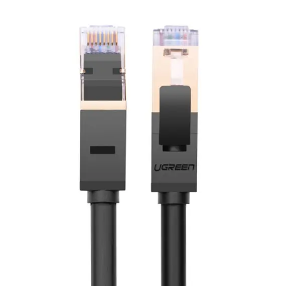 ქსელის კაბელი UGREEN NW107 (11270) Cat 7 STP Ethernet Lan Patch Cord Cable 3m (Black), 2 image - TechMall.geქსელის კაბელი UGREEN NW107 (11270) Cat 7 STP Ethernet Lan Patch Cord Cable 3m (Black), 2 image - TechMall.ge ,ქსელის კაბელი UGREEN NW107 (11270) Cat 7 STP Ethernet Lan Patch Cord Cable 3m (Black), 2 image - TechMall.ge