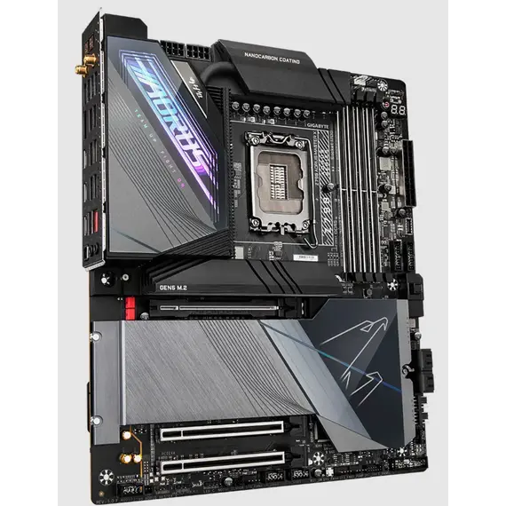 დედა დაფა GIGABYTE Z790 AORUS MASTER X s1700 Z790 4xDDR5 M.2 HDMI DP Wi-Fi BT ATX, 3 image - TechMall.geდედა დაფა GIGABYTE Z790 AORUS MASTER X s1700 Z790 4xDDR5 M.2 HDMI DP Wi-Fi BT ATX, 3 image - TechMall.ge ,დედა დაფა GIGABYTE Z790 AORUS MASTER X s1700 Z790 4xDDR5 M.2 HDMI DP Wi-Fi BT ATX, 3 image - TechMall.ge