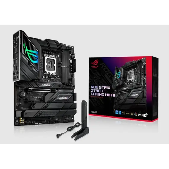 დედა დაფა ASUS ROG STRIX Z790-F GAMING WIFI II s1700 Z790 4xDDR5 M.2 HDMI USB Type-C Wi-Fi BT ATX, 3 image - TechMall.geდედა დაფა ASUS ROG STRIX Z790-F GAMING WIFI II s1700 Z790 4xDDR5 M.2 HDMI USB Type-C Wi-Fi BT ATX, 3 image - TechMall.ge ,დედა დაფა ASUS ROG STRIX Z790-F GAMING WIFI II s1700 Z790 4xDDR5 M.2 HDMI USB Type-C Wi-Fi BT ATX, 3 image - TechMall.ge