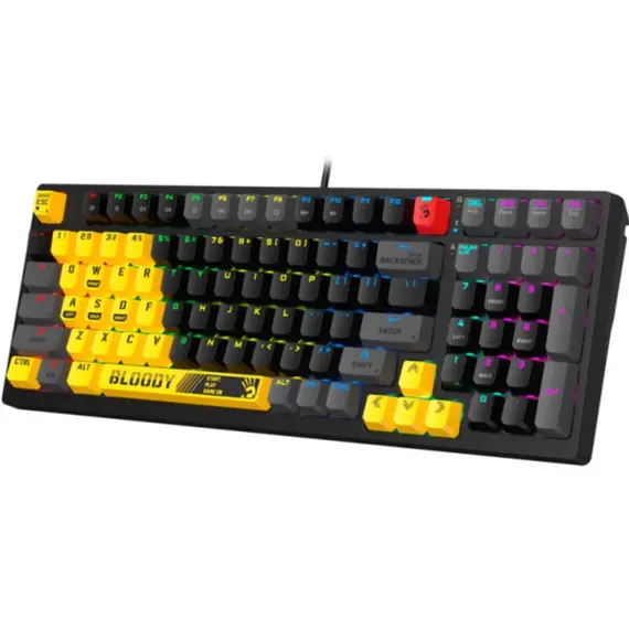 კლავიატურა A4tech Bloody S98 RGB Mechanical Gaming Keyboard Red Switch US Layout Sports Lime, 3 image - TechMall.geკლავიატურა A4tech Bloody S98 RGB Mechanical Gaming Keyboard Red Switch US Layout Sports Lime, 3 image - TechMall.ge ,კლავიატურა A4tech Bloody S98 RGB Mechanical Gaming Keyboard Red Switch US Layout Sports Lime, 3 image - TechMall.ge