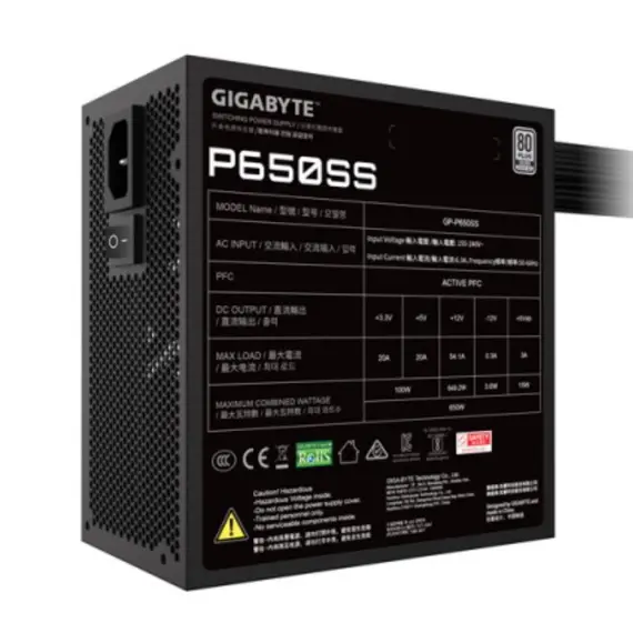 კვების ბლოკი Gigabyte GP-P650SS 650W 80 Plus Silver, 3 image - TechMall.geკვების ბლოკი Gigabyte GP-P650SS 650W 80 Plus Silver, 3 image - TechMall.ge ,კვების ბლოკი Gigabyte GP-P650SS 650W 80 Plus Silver, 3 image - TechMall.ge