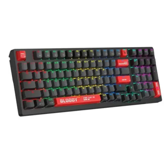 კლავიატურა A4Tech Bloody WS98 Dual-Core Wireless Mechanical Keyboard Sports Red, 2 image - TechMall.geკლავიატურა A4Tech Bloody WS98 Dual-Core Wireless Mechanical Keyboard Sports Red, 2 image - TechMall.ge ,კლავიატურა A4Tech Bloody WS98 Dual-Core Wireless Mechanical Keyboard Sports Red, 2 image - TechMall.ge