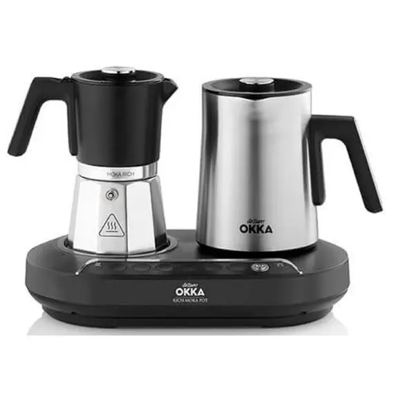 ყავის აპარატი Arzum OK0027 Moka, 1350W, Coffee Machine, Silver/Black, 2 image - TechMall.geყავის აპარატი Arzum OK0027 Moka, 1350W, Coffee Machine, Silver/Black, 2 image - TechMall.ge ,ყავის აპარატი Arzum OK0027 Moka, 1350W, Coffee Machine, Silver/Black, 2 image - TechMall.ge
