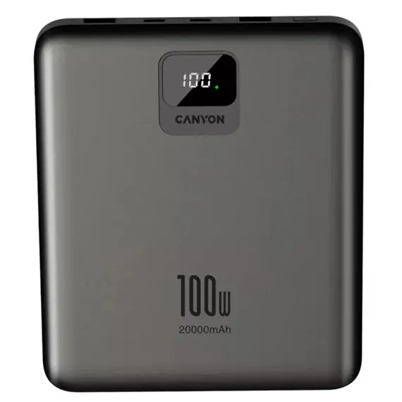 პორტატული დამტენი Canyon CNE-CPB2008DG, 20000mAh, USB-C, USB-A, Power Bank, Gray - TechMall.geპორტატული დამტენი Canyon CNE-CPB2008DG, 20000mAh, USB-C, USB-A, Power Bank, Gray - TechMall.ge ,პორტატული დამტენი Canyon CNE-CPB2008DG, 20000mAh, USB-C, USB-A, Power Bank, Gray - TechMall.ge