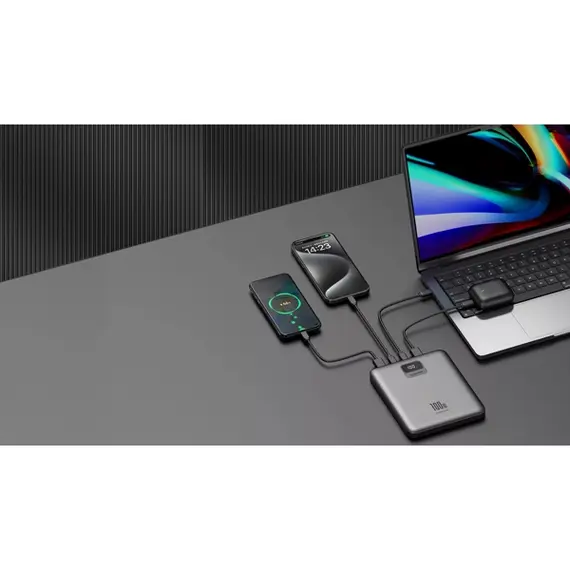 პორტატული დამტენი Canyon CNE-CPB2008DG, 20000mAh, USB-C, USB-A, Power Bank, Gray, 4 image - TechMall.geპორტატული დამტენი Canyon CNE-CPB2008DG, 20000mAh, USB-C, USB-A, Power Bank, Gray, 4 image - TechMall.ge ,პორტატული დამტენი Canyon CNE-CPB2008DG, 20000mAh, USB-C, USB-A, Power Bank, Gray, 4 image - TechMall.ge