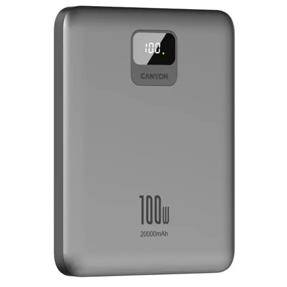 პორტატული დამტენი Canyon CNE-CPB2008DG, 20000mAh, USB-C, USB-A, Power Bank, Gray, 2 image - TechMall.geპორტატული დამტენი Canyon CNE-CPB2008DG, 20000mAh, USB-C, USB-A, Power Bank, Gray, 2 image - TechMall.ge ,პორტატული დამტენი Canyon CNE-CPB2008DG, 20000mAh, USB-C, USB-A, Power Bank, Gray, 2 image - TechMall.ge