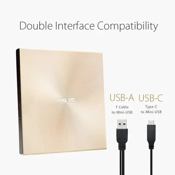 დისკის წამკითხველი ASUS ZenDrive SDRW-08U9M-U DVD+-R/RW USB2.0 EXT Ret Ultra Slim GOLD, 4 image - TechMall.geდისკის წამკითხველი ASUS ZenDrive SDRW-08U9M-U DVD+-R/RW USB2.0 EXT Ret Ultra Slim GOLD, 4 image - TechMall.ge ,დისკის წამკითხველი ASUS ZenDrive SDRW-08U9M-U DVD+-R/RW USB2.0 EXT Ret Ultra Slim GOLD, 4 image - TechMall.ge