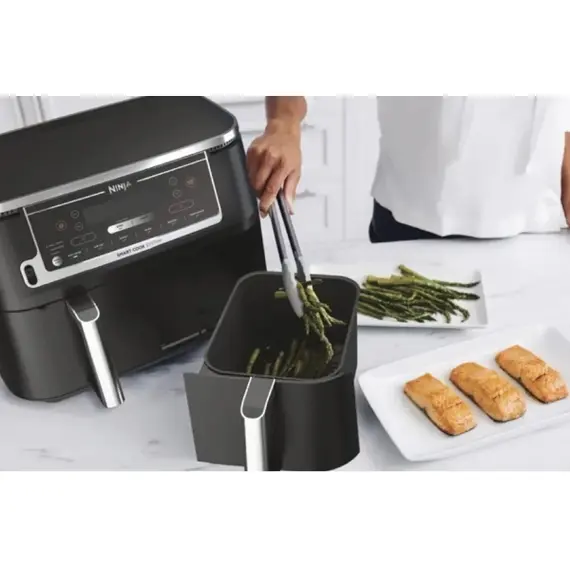 აეროგრილი Ninja AF451EU, 2470W, 9.5L, Air Fryer, Black, 6 image - TechMall.geაეროგრილი Ninja AF451EU, 2470W, 9.5L, Air Fryer, Black, 6 image - TechMall.ge ,აეროგრილი Ninja AF451EU, 2470W, 9.5L, Air Fryer, Black, 6 image - TechMall.ge