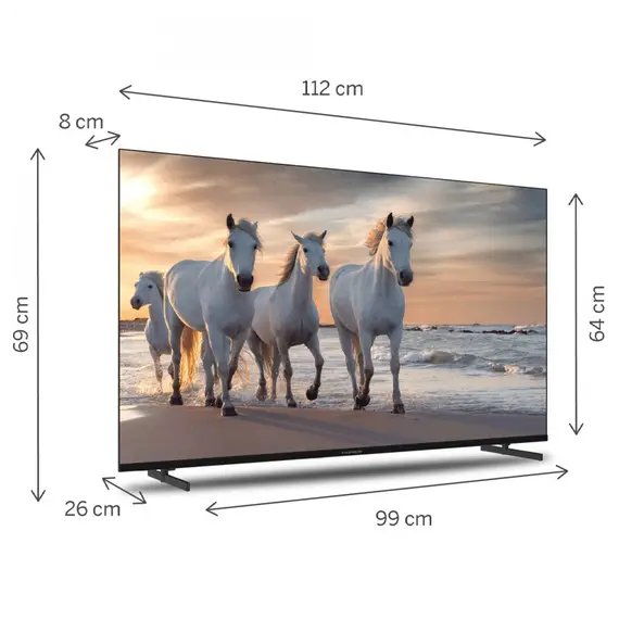 TV THOMSON LD50UDS-F1W BLACK (50", 3840X2160), 3 image - TechMall.geTV THOMSON LD50UDS-F1W BLACK (50", 3840X2160), 3 image - TechMall.ge ,TV THOMSON LD50UDS-F1W BLACK (50", 3840X2160), 3 image - TechMall.ge