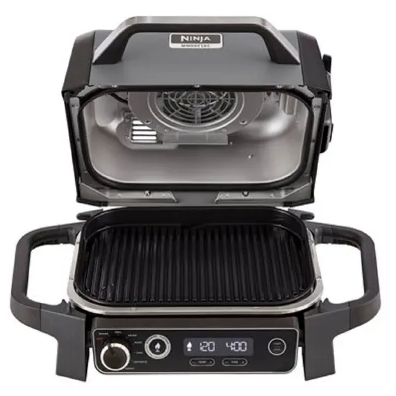 გრილი Ninja OG701EU, 2400W, WoodFire Outdoor Grill, Black/Silver, 3 image - TechMall.geგრილი Ninja OG701EU, 2400W, WoodFire Outdoor Grill, Black/Silver, 3 image - TechMall.ge ,გრილი Ninja OG701EU, 2400W, WoodFire Outdoor Grill, Black/Silver, 3 image - TechMall.ge
