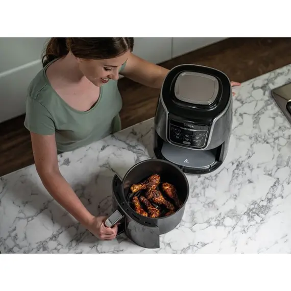 აეროგრილი Ninja AF160EU, 1750W, 5.2L, Air Fryer, Black, 4 image - TechMall.geაეროგრილი Ninja AF160EU, 1750W, 5.2L, Air Fryer, Black, 4 image - TechMall.ge ,აეროგრილი Ninja AF160EU, 1750W, 5.2L, Air Fryer, Black, 4 image - TechMall.ge