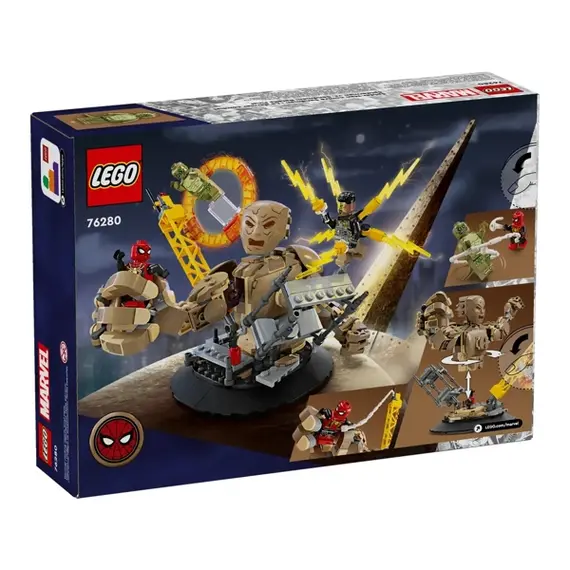 ლეგო LEGO Marvel Spider-Man vs. The Sandman: The Final Battle, 2 image - TechMall.geლეგო LEGO Marvel Spider-Man vs. The Sandman: The Final Battle, 2 image - TechMall.ge ,ლეგო LEGO Marvel Spider-Man vs. The Sandman: The Final Battle, 2 image - TechMall.ge