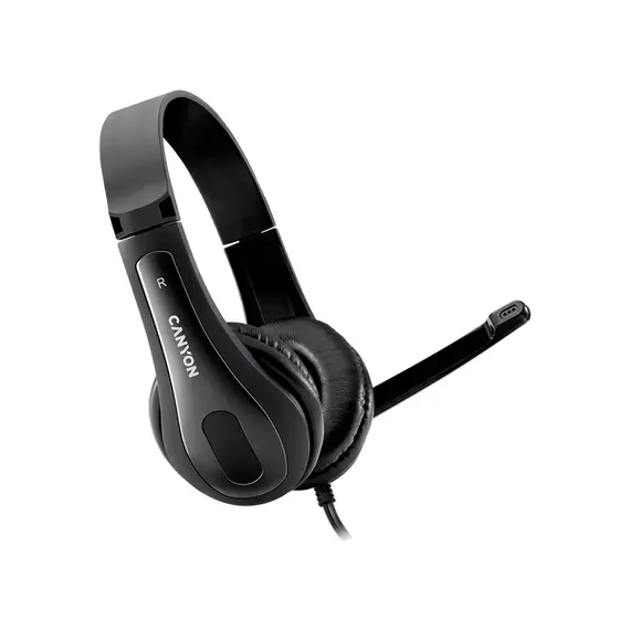 ყურსასმენი CANYON PC headset HSC-1 PC Mic Flat 2m Black, 2 image - TechMall.geყურსასმენი CANYON PC headset HSC-1 PC Mic Flat 2m Black, 2 image - TechMall.ge ,ყურსასმენი CANYON PC headset HSC-1 PC Mic Flat 2m Black, 2 image - TechMall.ge