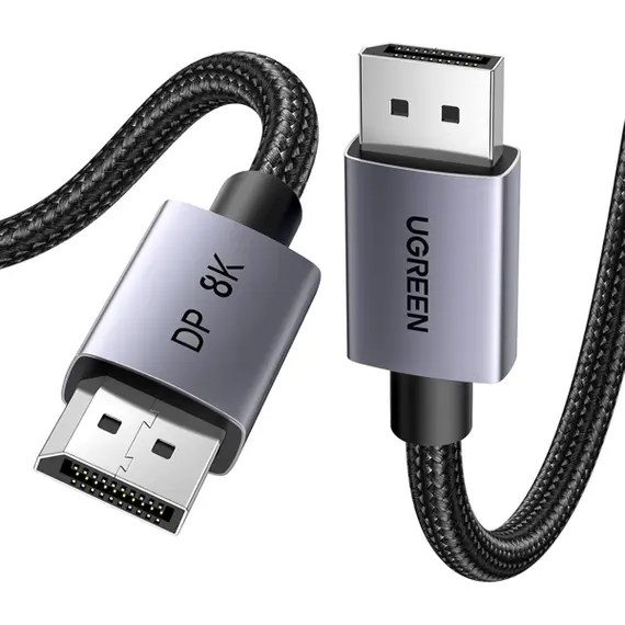 ვიდეო კაბელი UGREEN DP120 (25906), 8K DP to DP, 3m, Grey/Black - TechMall.geვიდეო კაბელი UGREEN DP120 (25906), 8K DP to DP, 3m, Grey/Black - TechMall.ge ,ვიდეო კაბელი UGREEN DP120 (25906), 8K DP to DP, 3m, Grey/Black - TechMall.ge