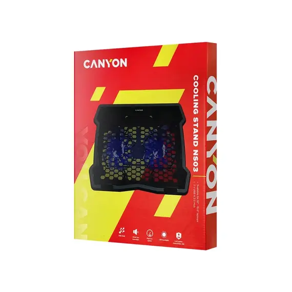 ქულერი Canyon cooler NS03 2Fan - Black, 4 image - TechMall.geქულერი Canyon cooler NS03 2Fan - Black, 4 image - TechMall.ge ,ქულერი Canyon cooler NS03 2Fan - Black, 4 image - TechMall.ge
