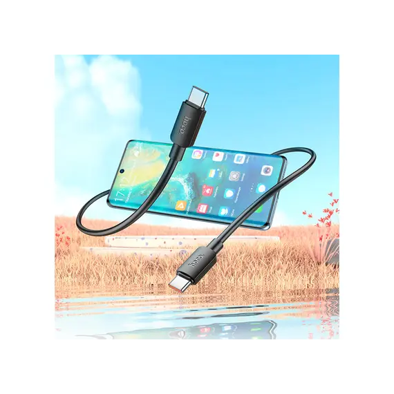USB კაბელი Hoco X96 Hyper 100W fast charging Type-C to Type-C Cable 1m – Black, 3 image - TechMall.geUSB კაბელი Hoco X96 Hyper 100W fast charging Type-C to Type-C Cable 1m – Black, 3 image - TechMall.ge ,USB კაბელი Hoco X96 Hyper 100W fast charging Type-C to Type-C Cable 1m – Black, 3 image - TechMall.ge