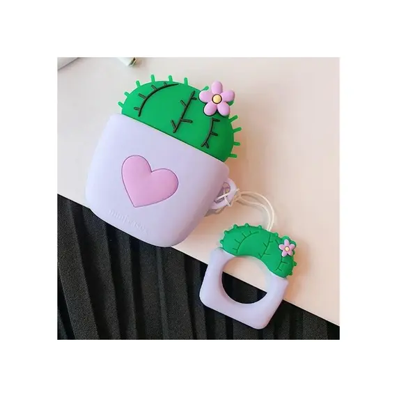 ყურსასმენის ქეისი For Apple AirPods 2nd gen. Anti-fall Cactus Silicone AirPods Cover - Purple - TechMall.geყურსასმენის ქეისი For Apple AirPods 2nd gen. Anti-fall Cactus Silicone AirPods Cover - Purple - TechMall.ge ,ყურსასმენის ქეისი For Apple AirPods 2nd gen. Anti-fall Cactus Silicone AirPods Cover - Purple - TechMall.ge