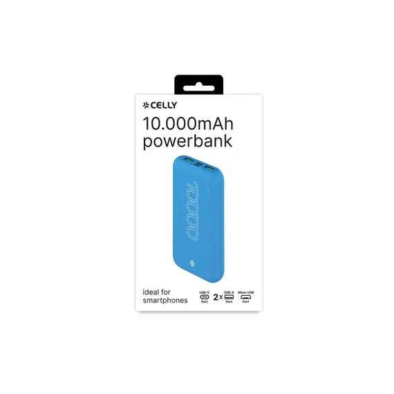 პორტატული დამტენი Celly 10W Energy Power Bank (10000mAh) Blue, 2 image - TechMall.geპორტატული დამტენი Celly 10W Energy Power Bank (10000mAh) Blue, 2 image - TechMall.ge ,პორტატული დამტენი Celly 10W Energy Power Bank (10000mAh) Blue, 2 image - TechMall.ge