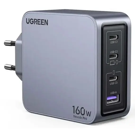 მობილურის დამტენი UGREEN X763 (25877) Nexode Pro, 160W, Type-C, USB, Grey - TechMall.geმობილურის დამტენი UGREEN X763 (25877) Nexode Pro, 160W, Type-C, USB, Grey - TechMall.ge ,მობილურის დამტენი UGREEN X763 (25877) Nexode Pro, 160W, Type-C, USB, Grey - TechMall.ge