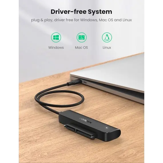 Type-C ადაპტერი UGREEN CM321 (70610), Type-C 3.0 to 2.5-Inch SATA Converter, 50cm, Black, 5 image - TechMall.geType-C ადაპტერი UGREEN CM321 (70610), Type-C 3.0 to 2.5-Inch SATA Converter, 50cm, Black, 5 image - TechMall.ge ,Type-C ადაპტერი UGREEN CM321 (70610), Type-C 3.0 to 2.5-Inch SATA Converter, 50cm, Black, 5 image - TechMall.ge