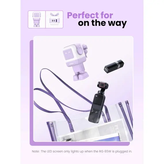 მობილურის დამტენი UGREEN CD361 (35291) Nexode Uno RobotGaN, 65W, USB, USB Type-C, Purple, 4 image - TechMall.geმობილურის დამტენი UGREEN CD361 (35291) Nexode Uno RobotGaN, 65W, USB, USB Type-C, Purple, 4 image - TechMall.ge ,მობილურის დამტენი UGREEN CD361 (35291) Nexode Uno RobotGaN, 65W, USB, USB Type-C, Purple, 4 image - TechMall.ge