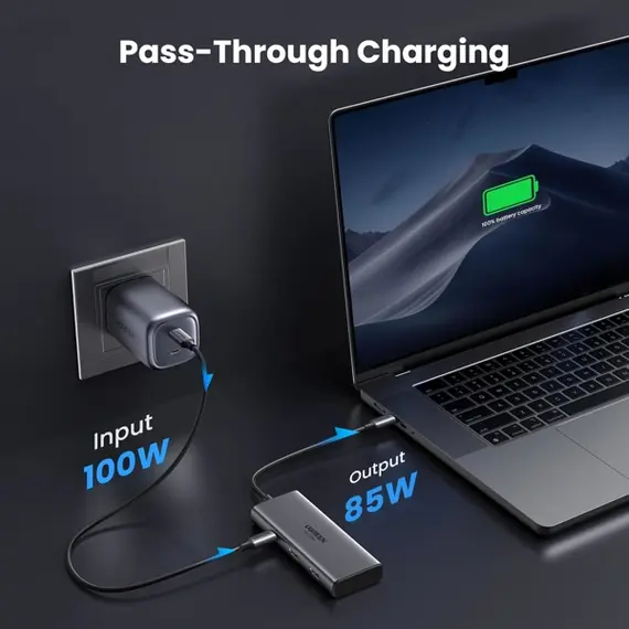 USB-C ჰაბი UGREEN CM498 (15852) Revodok 206, 2 x HDMI, USB, Type-C, HUB, Grey, 9 image - TechMall.geUSB-C ჰაბი UGREEN CM498 (15852) Revodok 206, 2 x HDMI, USB, Type-C, HUB, Grey, 9 image - TechMall.ge ,USB-C ჰაბი UGREEN CM498 (15852) Revodok 206, 2 x HDMI, USB, Type-C, HUB, Grey, 9 image - TechMall.ge