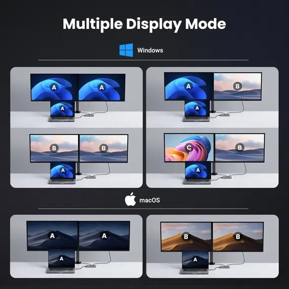USB-C ჰაბი UGREEN CM498 (15852) Revodok 206, 2 x HDMI, USB, Type-C, HUB, Grey, 7 image - TechMall.geUSB-C ჰაბი UGREEN CM498 (15852) Revodok 206, 2 x HDMI, USB, Type-C, HUB, Grey, 7 image - TechMall.ge ,USB-C ჰაბი UGREEN CM498 (15852) Revodok 206, 2 x HDMI, USB, Type-C, HUB, Grey, 7 image - TechMall.ge