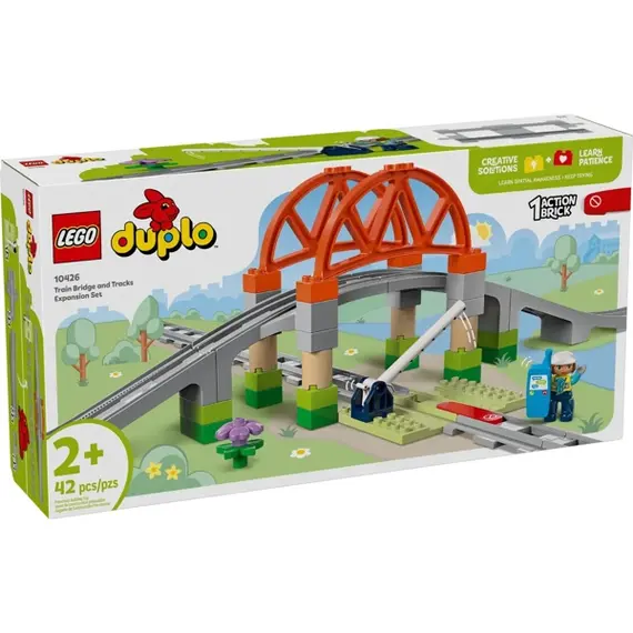 ლეგო LEGO Constructor DUPLO Town Train Bridge and Tracks Expansion Set, 2 image - TechMall.geლეგო LEGO Constructor DUPLO Town Train Bridge and Tracks Expansion Set, 2 image - TechMall.ge ,ლეგო LEGO Constructor DUPLO Town Train Bridge and Tracks Expansion Set, 2 image - TechMall.ge