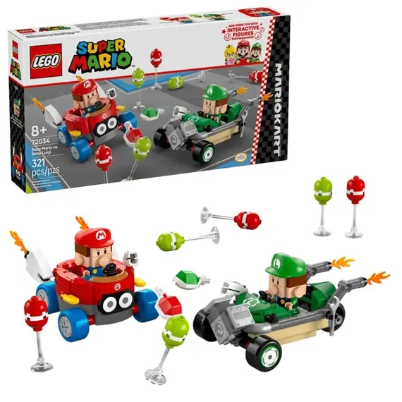 ლეგო LEGO Constructor Super Mario Mario Kart – Baby Mario vs. Baby Luigi, 5 image - TechMall.geლეგო LEGO Constructor Super Mario Mario Kart – Baby Mario vs. Baby Luigi, 5 image - TechMall.ge ,ლეგო LEGO Constructor Super Mario Mario Kart – Baby Mario vs. Baby Luigi, 5 image - TechMall.ge