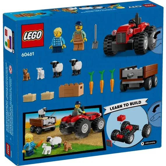 ლეგო LEGO Constructor City Red Farm Tractor with Trailer & Sheep - TechMall.geლეგო LEGO Constructor City Red Farm Tractor with Trailer & Sheep - TechMall.ge ,ლეგო LEGO Constructor City Red Farm Tractor with Trailer & Sheep - TechMall.ge